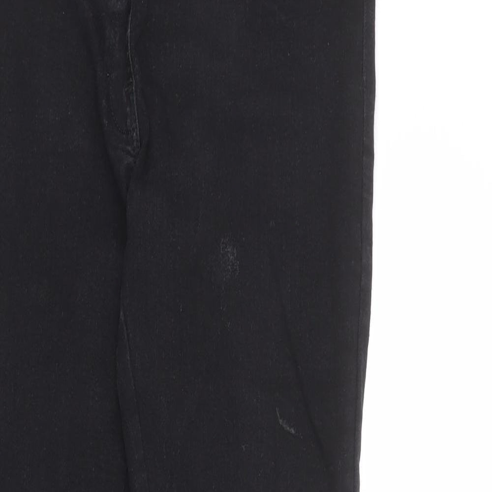 NEXT Womens Black Cotton Jegging Jeans Size 12 L28 in Regular