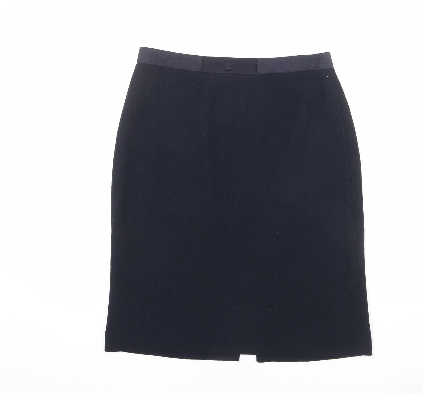 Hobbs Womens Black Polyester Straight & Pencil Skirt Size 12 Zip