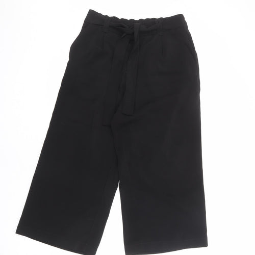 New Look Womens Black Polyester Trousers Size 10 L21 in Regular