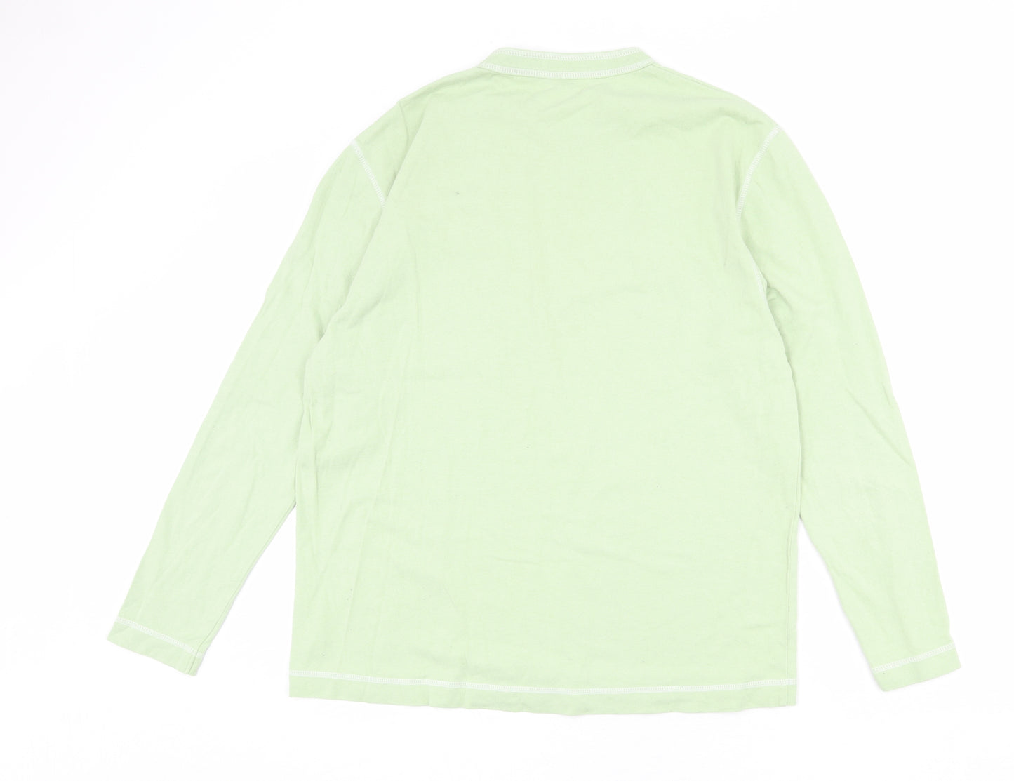 ASOS Mens Green Cotton T-Shirt Size M Round Neck