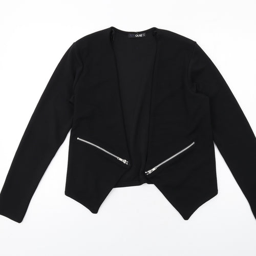 Quiz Womens Black Jacket Blazer Size 10