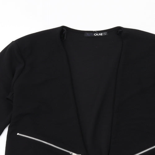 Quiz Womens Black Jacket Blazer Size 10