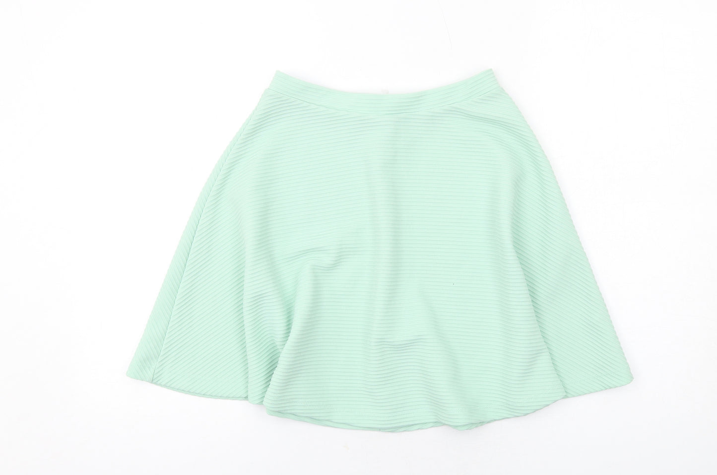ASOS Womens Green Polyester Skater Skirt Size 8