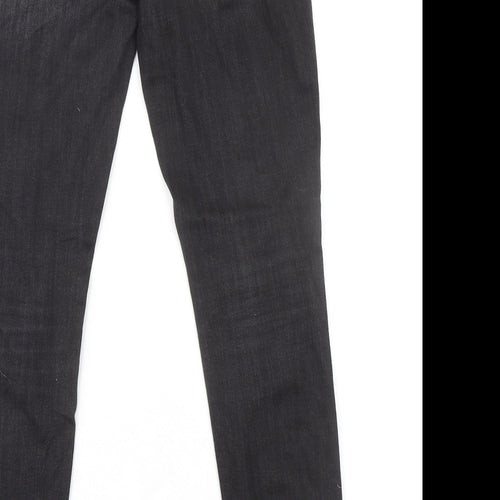Levi's Womens Black Cotton Skinny Jeans Size 30 in L30 in Regular Zip
