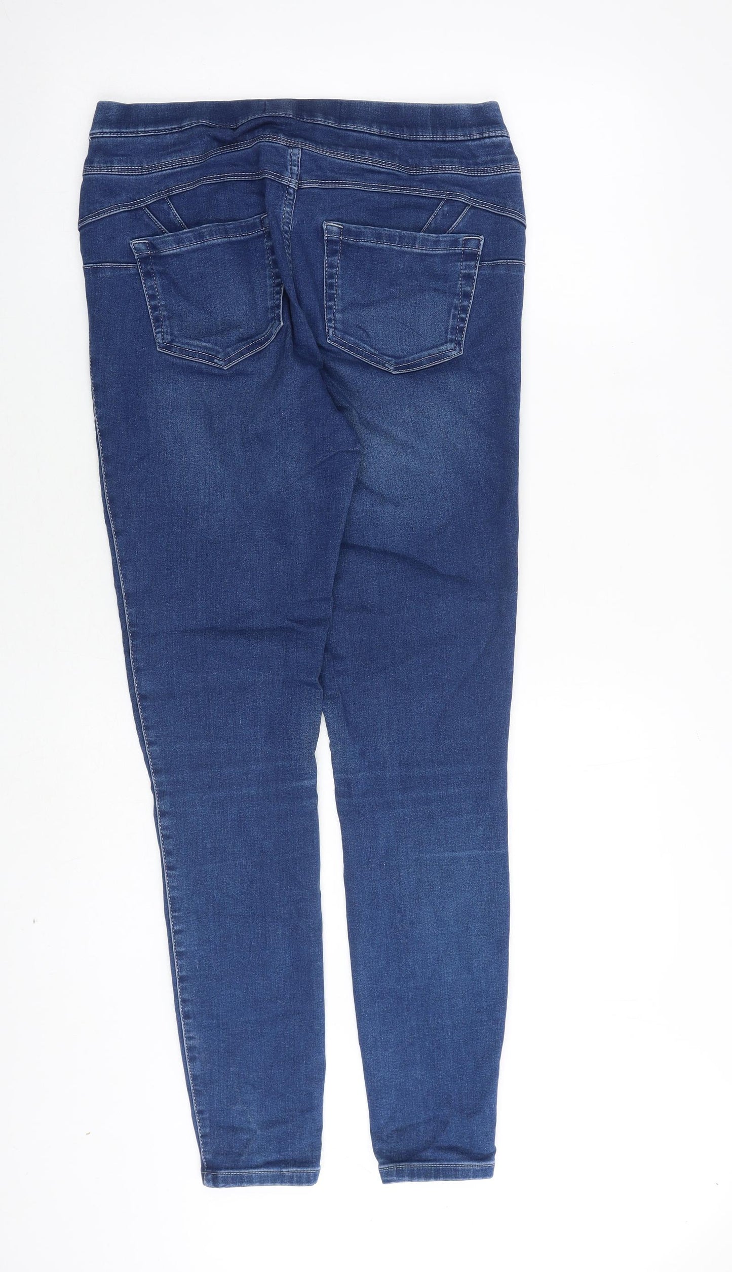 NEXT Womens Blue Cotton Jegging Jeans Size 12 L31 in Regular