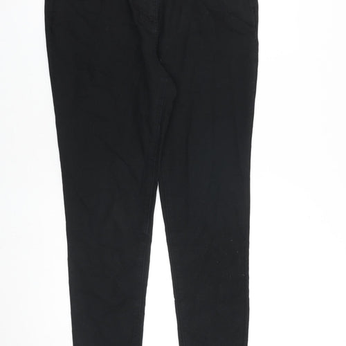 Kaliko Womens Black Cotton Skinny Jeans Size 12 L29 in Regular Zip