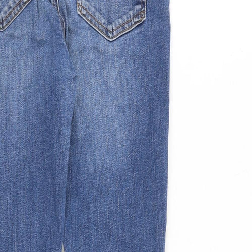 Gap Womens Blue Cotton Skinny Jeans Size 28 in L28 in Slim Zip