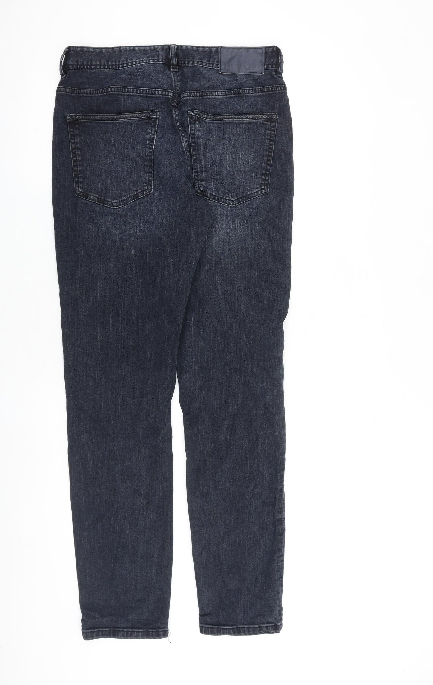 Denim & Co. Mens Blue Cotton Skinny Jeans Size 30 in L32 in Regular Zip