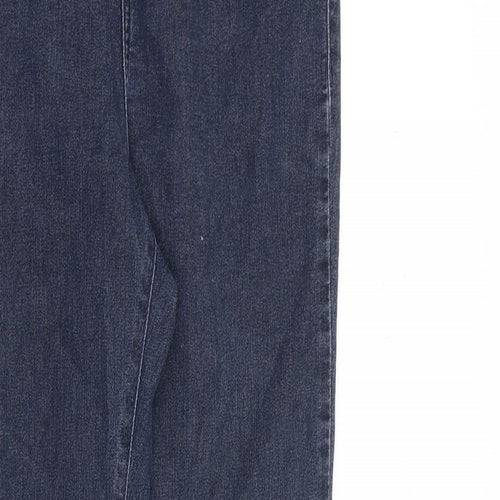 H&M Womens Blue Cotton Jegging Jeans Size 10 L32 in Regular