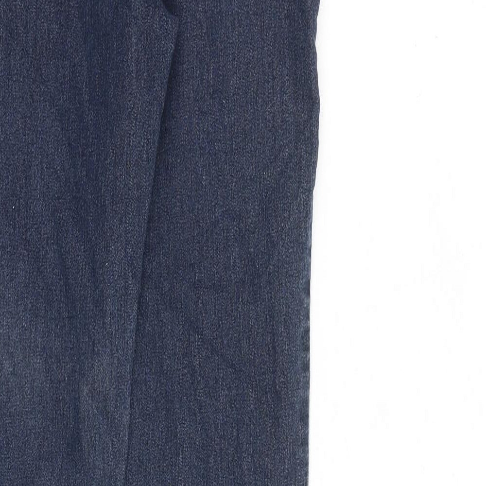 H&M Womens Blue Cotton Jegging Jeans Size 10 L32 in Regular