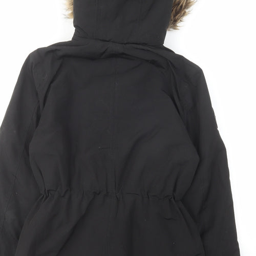 New Look Womens Black Jacket Size 6 Zip