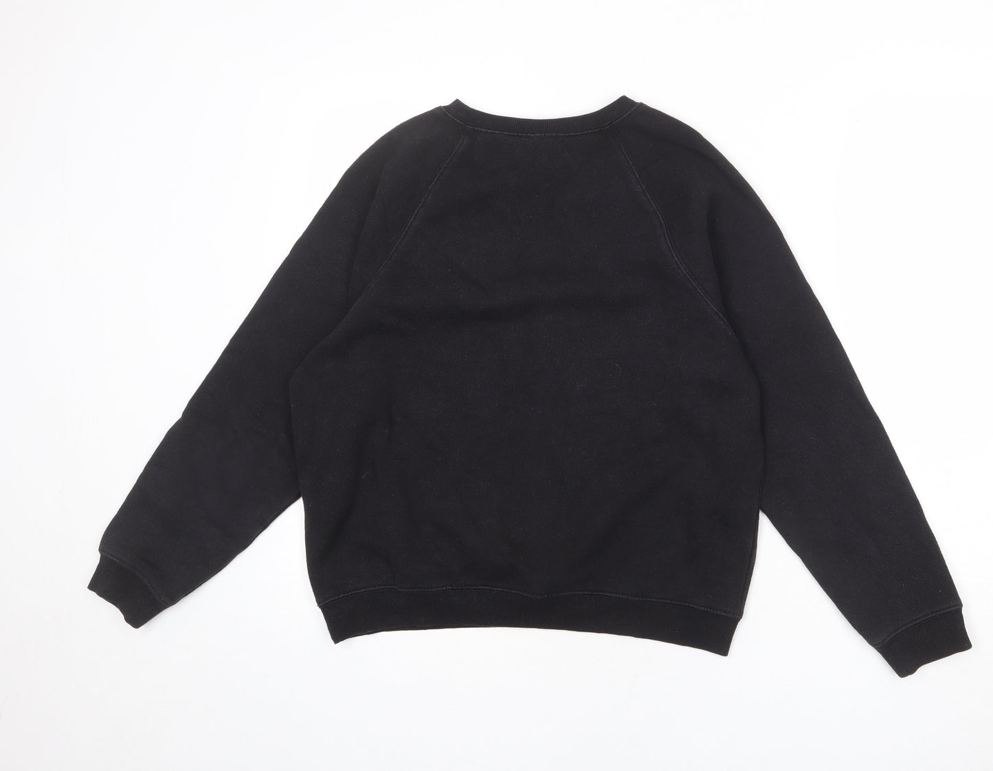 Divided by H&M Womens Black Cotton Pullover Sweatshirt Size S Pullover - Harvard