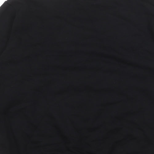 Boohoo Mens Black Cotton Pullover Sweatshirt Size L - Man