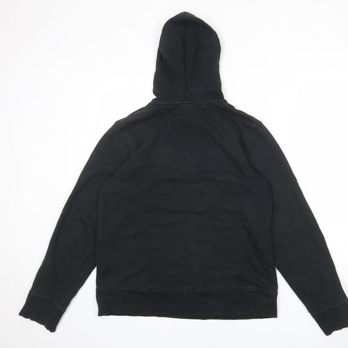 Bench Mens Black Cotton Pullover Hoodie Size M