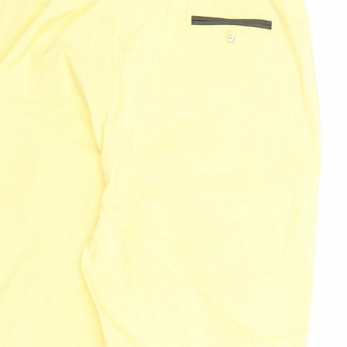 Jamie Sadock Womens Yellow Nylon Utility Shorts Size 8 L14 in Regular Zip