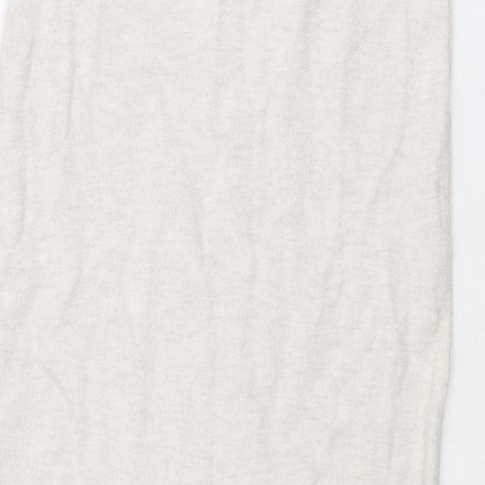 Zara Womens Ivory Polyester Straight & Pencil Skirt Size S
