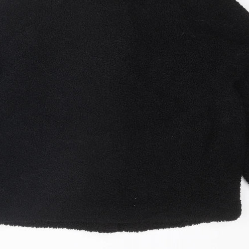 John Lewis Womens Black Jacket Size M Button