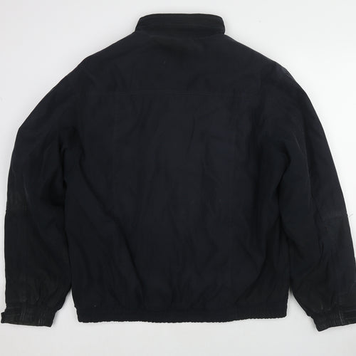BHS Mens Black Jacket Size L Zip