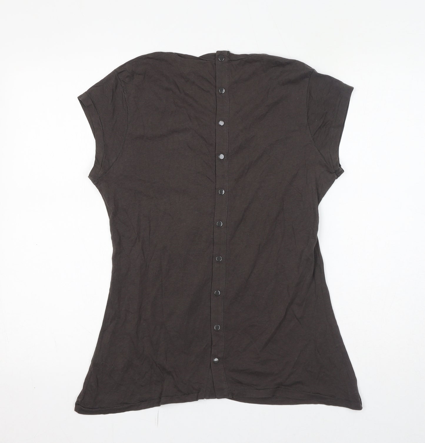 Firetrap Womens Green 100% Cotton Basic T-Shirt Size M Round Neck