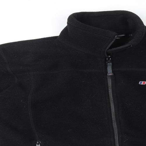 Berghaus Womens Black Polyester Jacket Size 10 Zip
