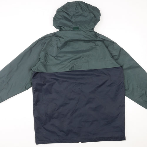 Hawkshead Mens Blue Rain Coat Jacket Size L Zip