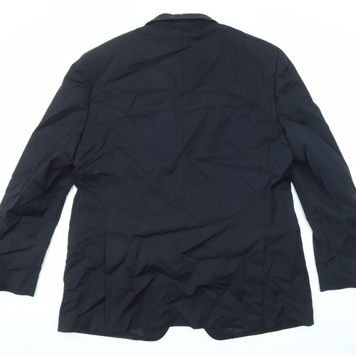 1818 Mens Blue Wool Jacket Suit Jacket Size 48 Regular