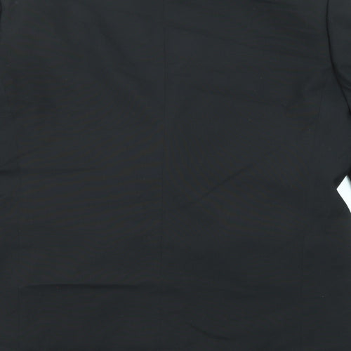 Marks and Spencer Mens Black Polyester Tuxedo Suit Jacket Size 42 Regular