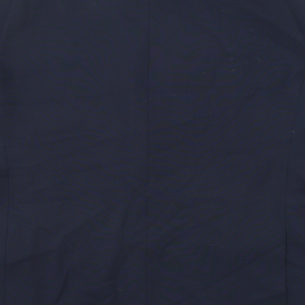 T.M.Lewin Mens Blue Wool Jacket Suit Jacket Size 48 Regular