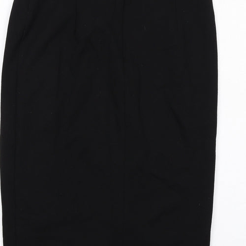 Joe Browns Womens Black Polyester Straight & Pencil Skirt Size 10 Zip