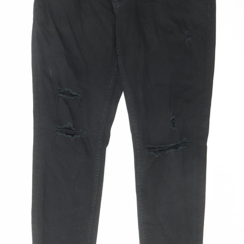 Denim & Co. Mens Black Cotton Skinny Jeans Size 34 in L30 in Regular Zip