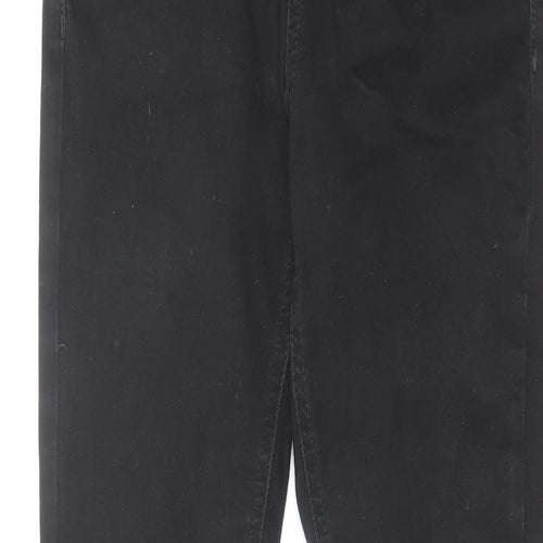 River Island Womens Black Cotton Skinny Jeans Size 8 L25 in Regular Zip