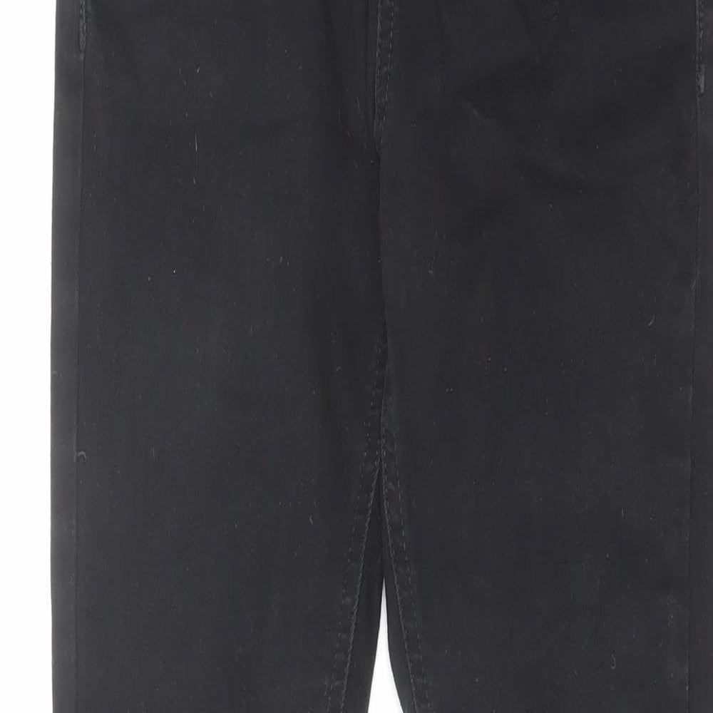 River Island Womens Black Cotton Skinny Jeans Size 8 L25 in Regular Zip