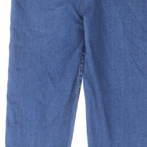 PEP&CO Womens Blue Cotton Jegging Jeans Size 12 L28 in Regular