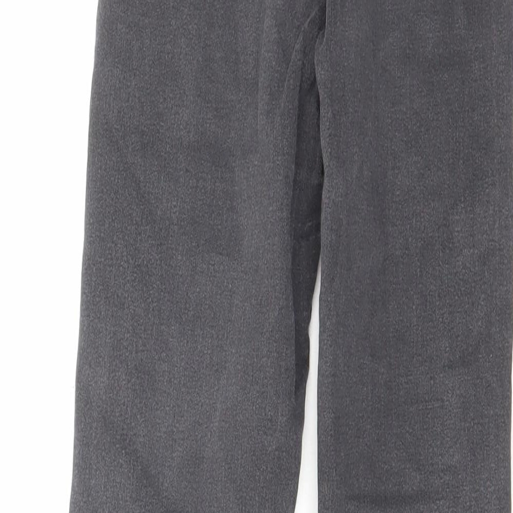 Topshop Womens Grey Cotton Skinny Jeans Size 25 in L30 in Regular Zip