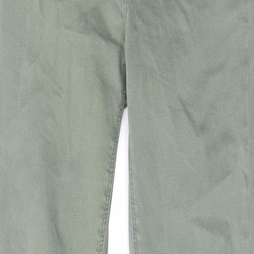 Denim & Co. Womens Green Cotton Skinny Jeans Size 6 L29 in Regular Zip