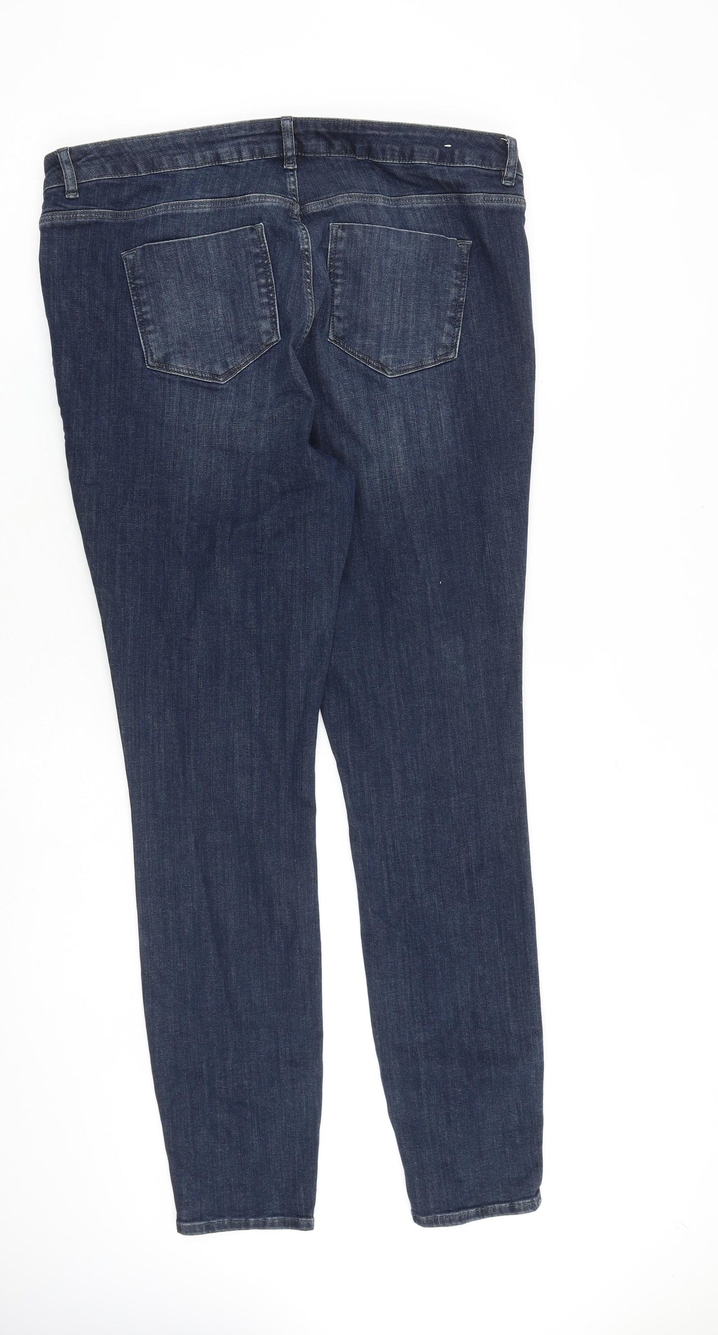 White Label Mens Blue Cotton Skinny Jeans Size 30 in L30 in Slim Zip