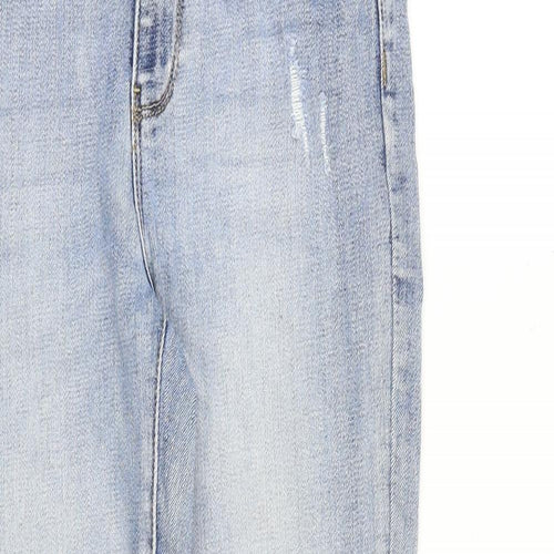Toxik3 Womens Blue Cotton Skinny Jeans Size 8 L28 in Regular Zip