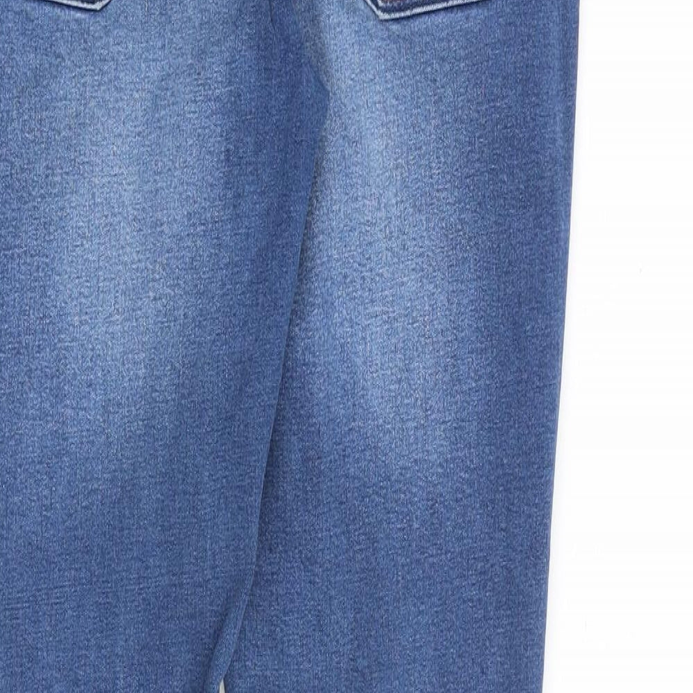 New Look Womens Blue Cotton Jegging Jeans Size 10 L30 in Slim