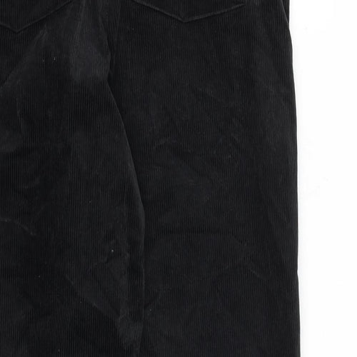 Uniqlo Mens Black Cotton Trousers Size 30 in L33 in Regular