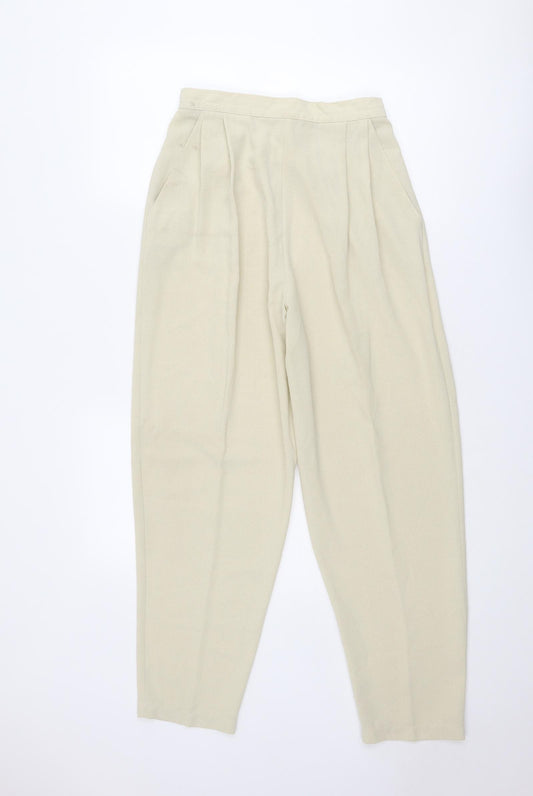 Jessica Reid Womens Beige Polyester Dress Pants Trousers Size 14 L29 in Regular