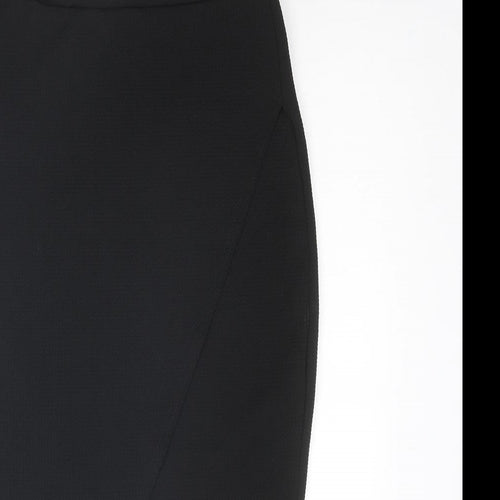 River Island Womens Black Polyester Straight & Pencil Skirt Size 12