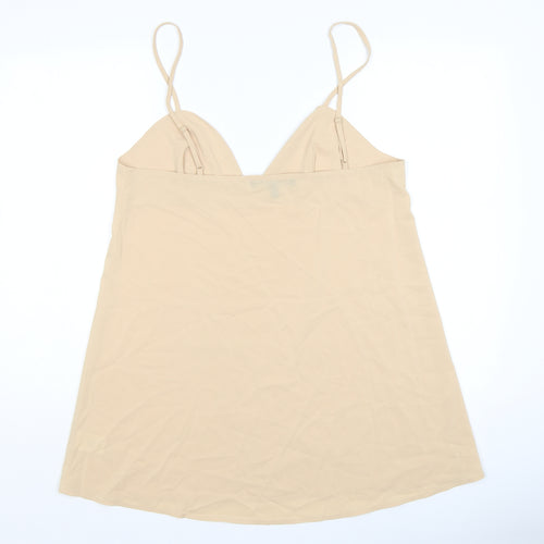 For Love & Lemons Womens Beige Polyester Camisole Tank Size L Sweetheart