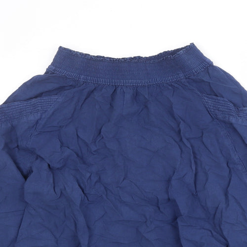 St Michael Womens Blue Polyester Swing Skirt Size 14