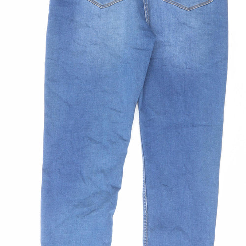 Falmer Heritage Womens Blue Cotton Skinny Jeans Size 12 L29 in Regular Zip