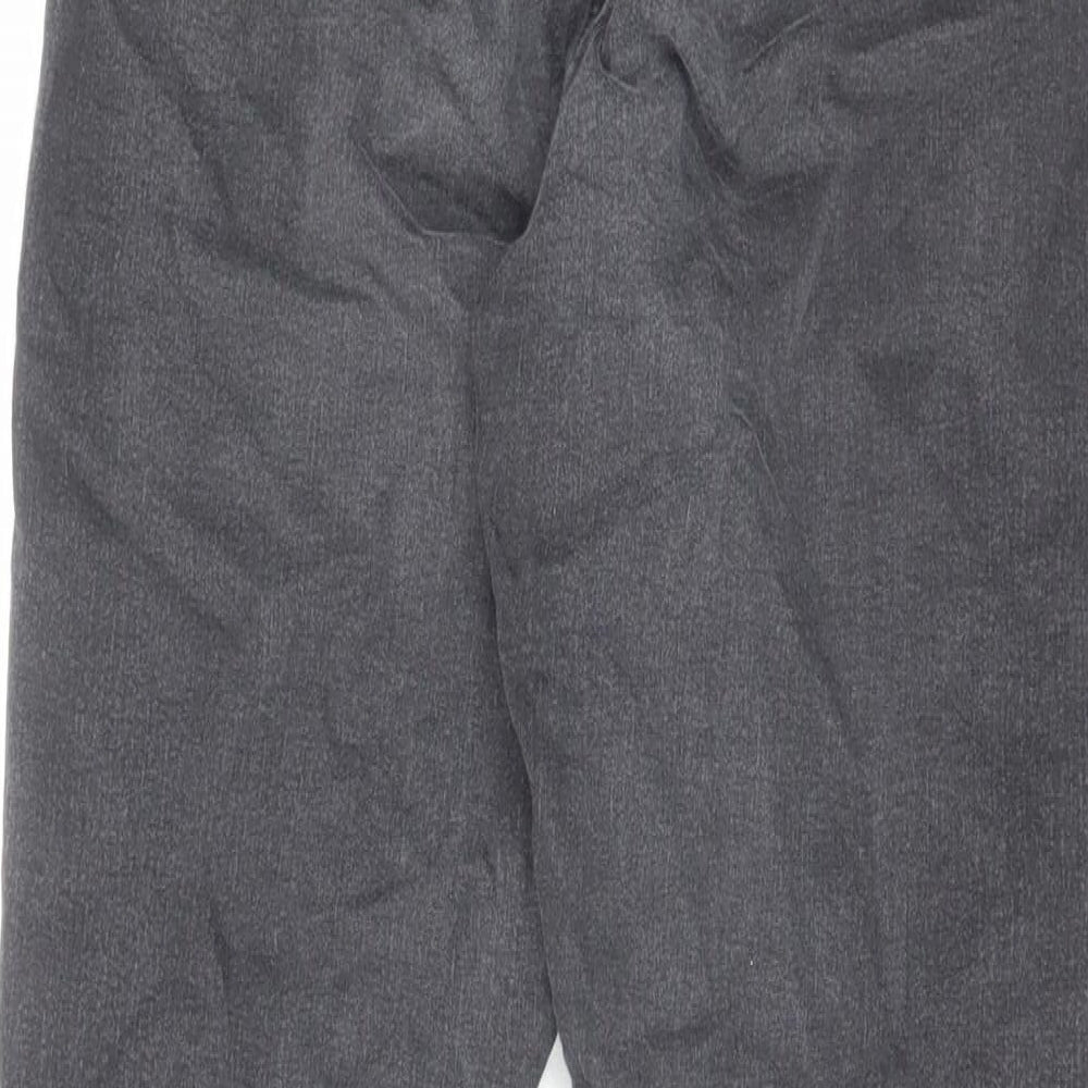 Topshop Womens Grey Cotton Skinny Jeans Size 12 L34 in Regular Zip