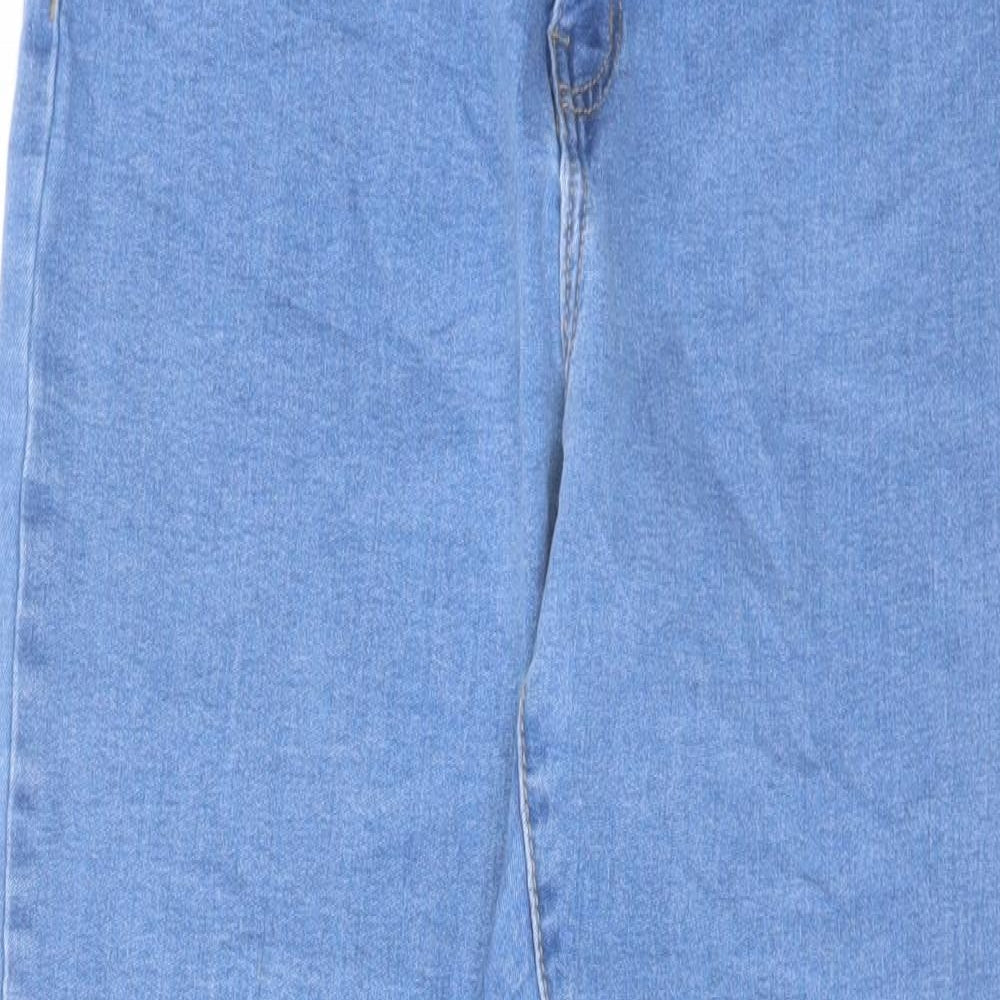 Denim & Co. Womens Blue Cotton Skinny Jeans Size 16 L29 in Regular Zip