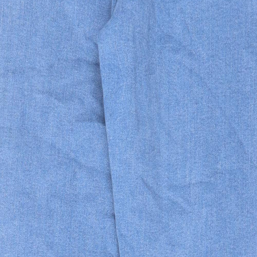 Denim & Co. Womens Blue Cotton Skinny Jeans Size 16 L29 in Regular Zip