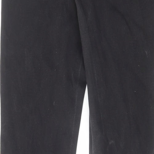 Denim & Co. Womens Black Cotton Skinny Jeans Size 16 L32 in Regular Zip