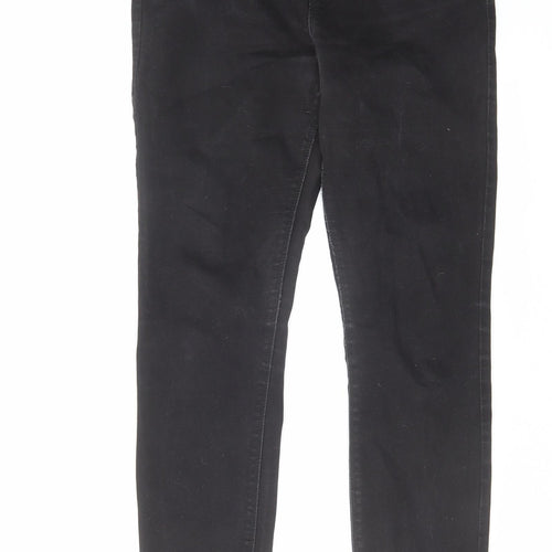 Denim & Co. Womens Black Cotton Skinny Jeans Size 16 L30 in Regular Zip