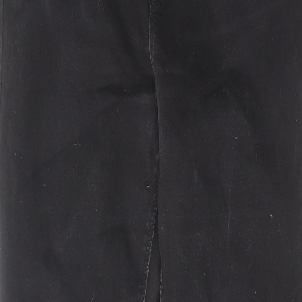 Denim & Co. Womens Black Cotton Skinny Jeans Size 16 L30 in Regular Zip